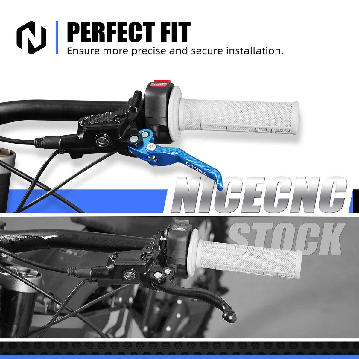 Folding Front Rear Brake Levers For Surron Light Bee X/ S/ L1E Segway X160 X260 - Image 3