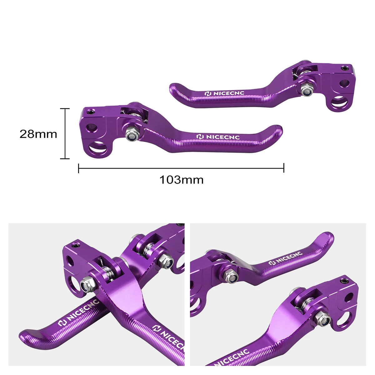 Folding Front Rear Brake Levers For Surron Light Bee X/ S/ L1E Segway X160 X260 - Image 6