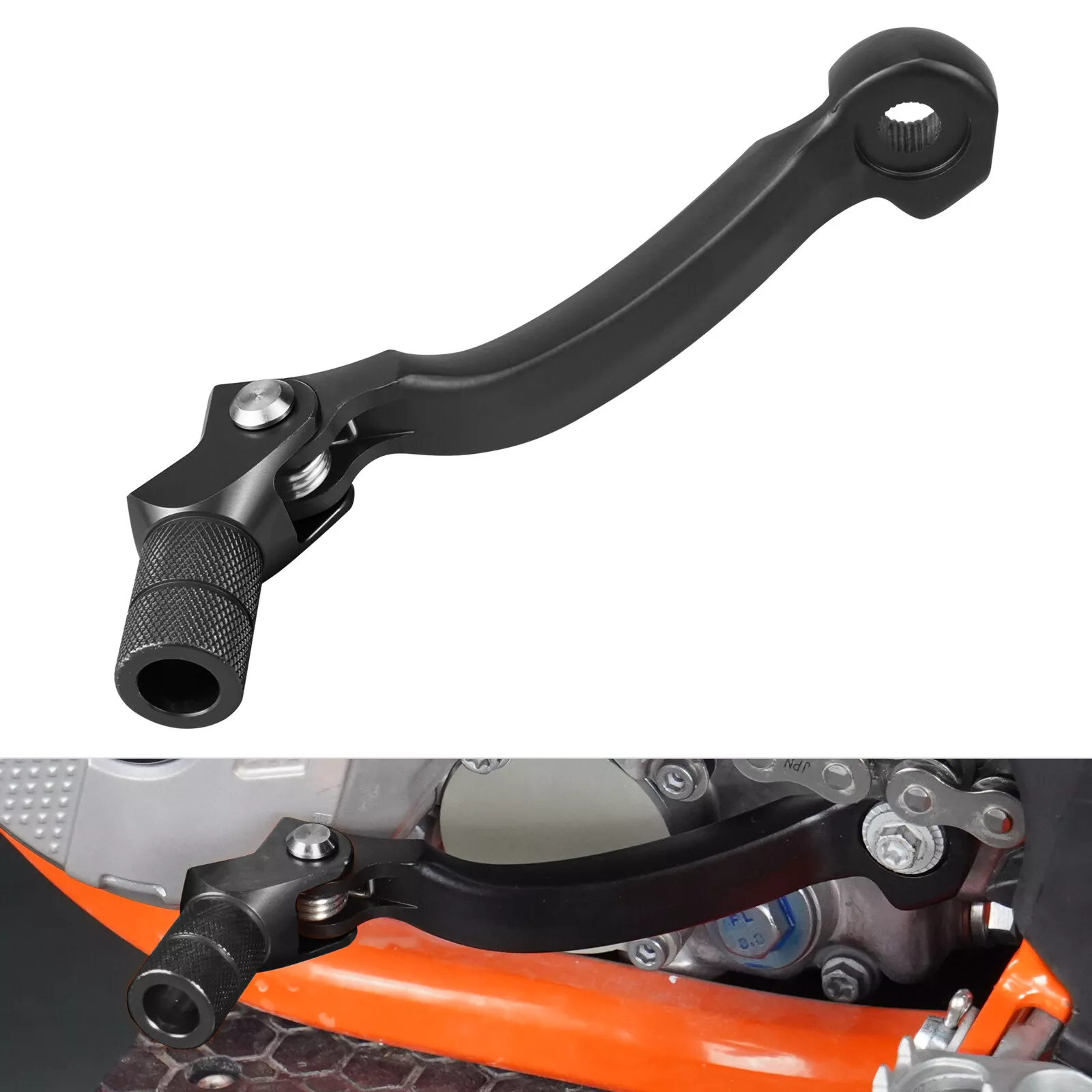 NICECNC Folding Shift Lever For KTM 125-500 SX F XC F XCW EXC F TPI 6D 2004-2023 - Image 2
