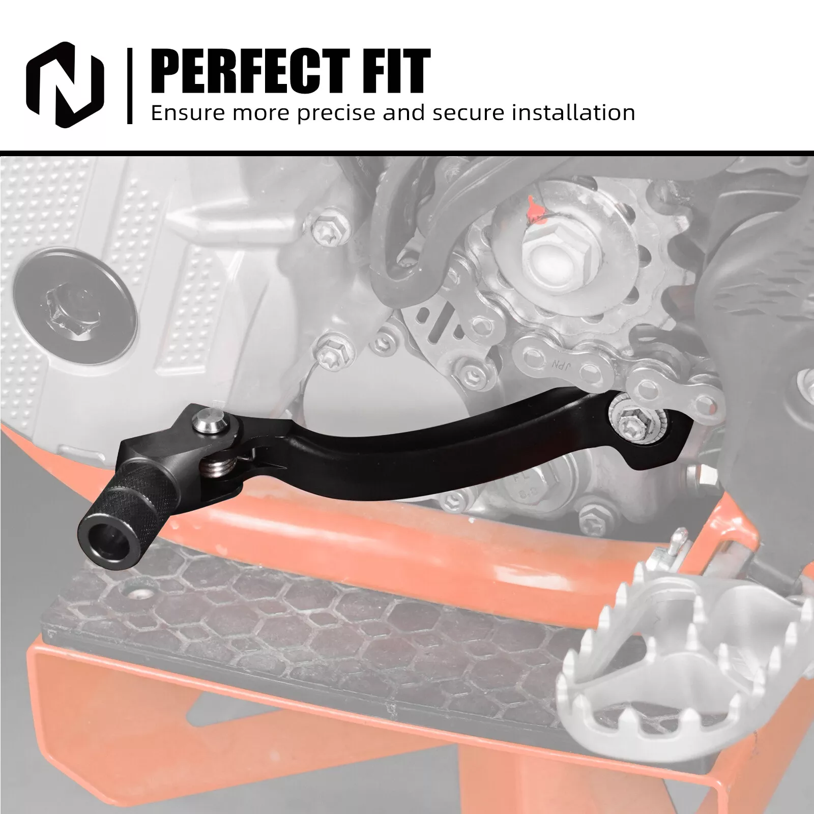 NICECNC Folding Shift Lever For KTM 125-500 SX F XC F XCW EXC F TPI 6D 2004-2023 - Image 3