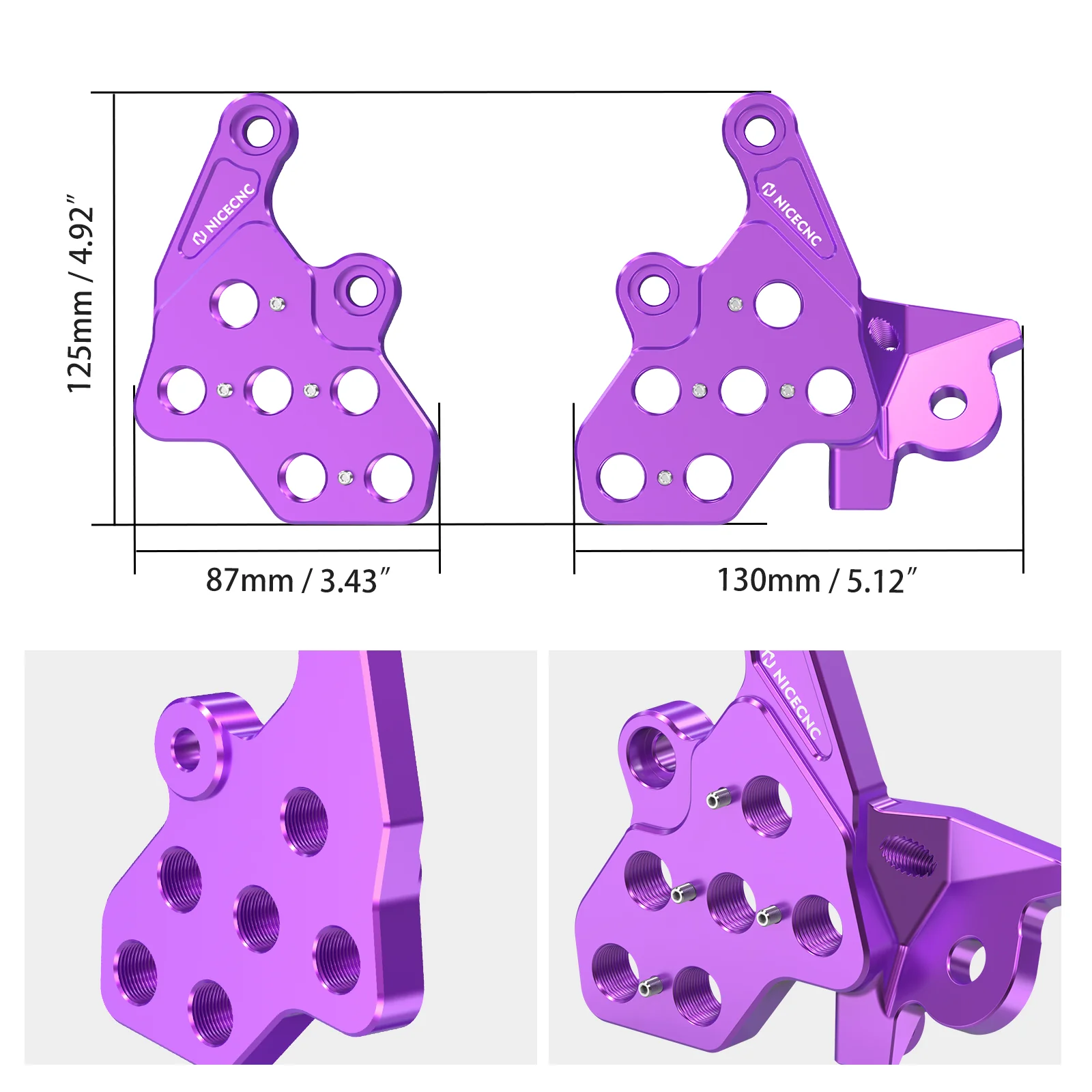 Foot Pegs Bracket Package Footrest Support Brace Kickstand For Surron Light Bee X S Segway X160 X260 - Image 12