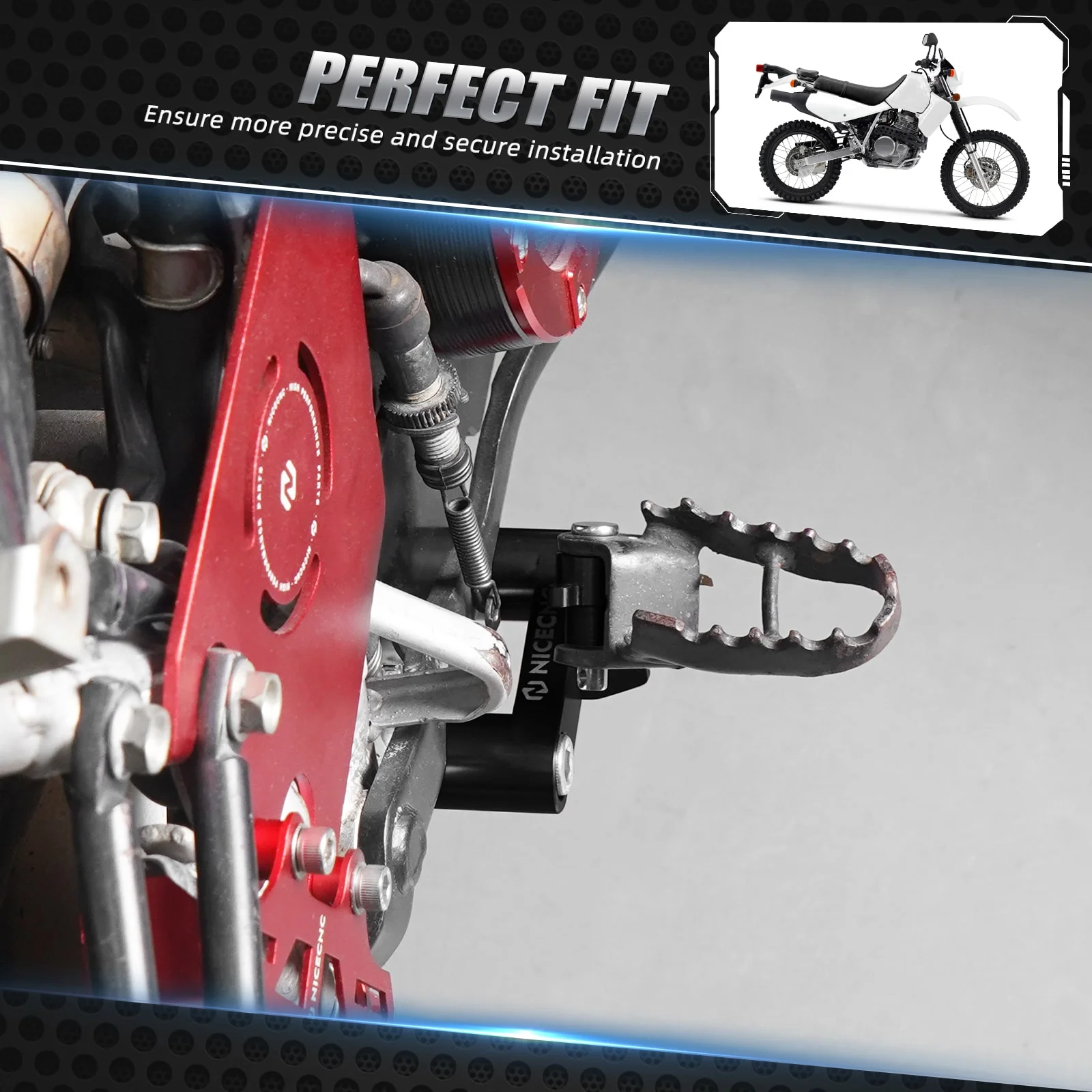 Right Footpeg Mount Bracket for Honda XR650L 1993-2024 - Image 14