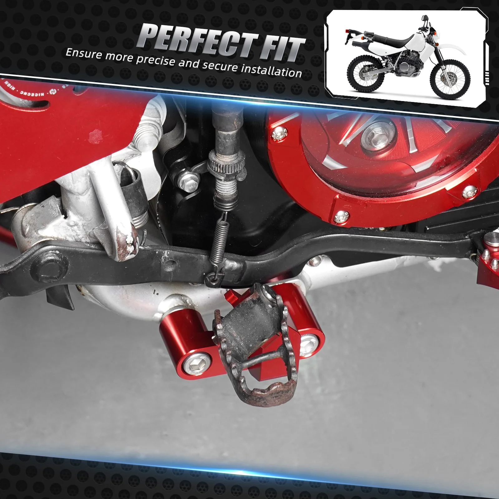 Right Footpeg Mount Bracket for Honda XR650L 1993-2024 - Image 2