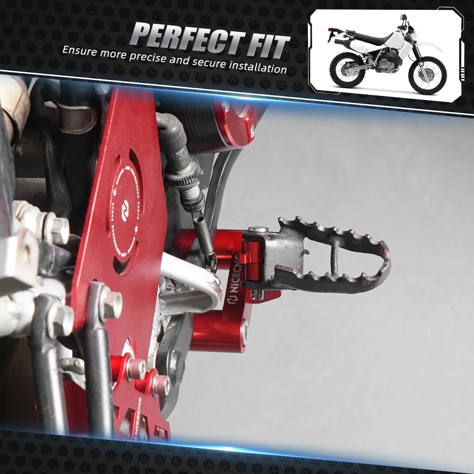 Right Footpeg Mount Bracket for Honda XR650L 1993-2024 - Image 9