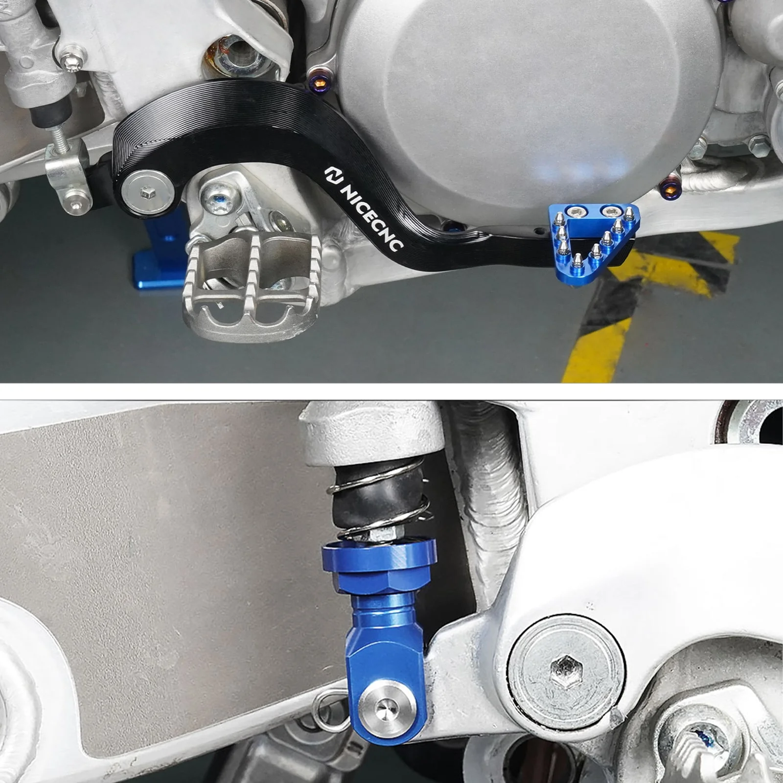 Forged Brake Pedal Lever and Rear Brake Return Spring Kit For Yamaha YZ125/X YZ250/X - Image 3