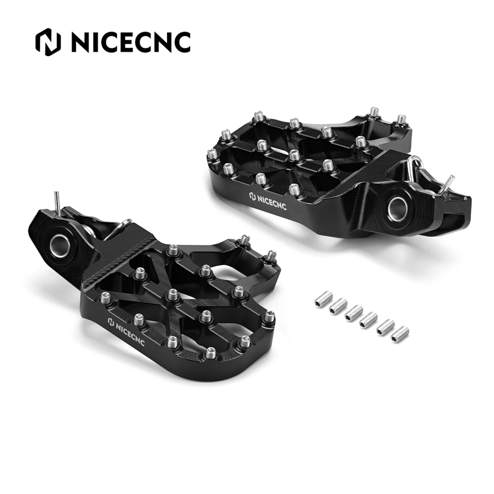 Forged Extender Foot Pegs Footrests For Stark Varg EX MX SM 2024-2025 - Image 3