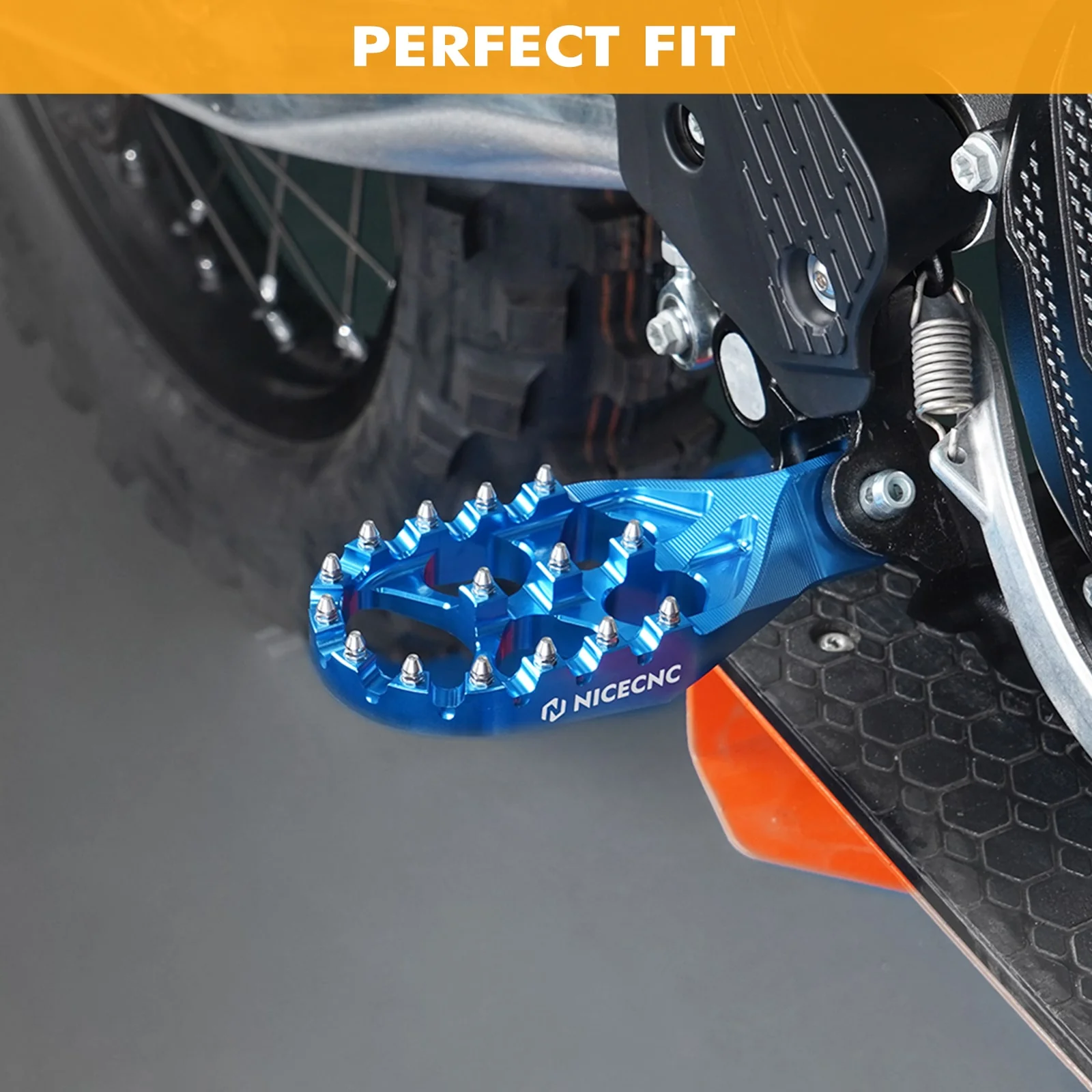 Forged Foot Pegs For KTM 2023-2024 XC/XCF/SX/SXF 125-500 Husqvarna FC/TC/FX/TX 125-501 - Image 27
