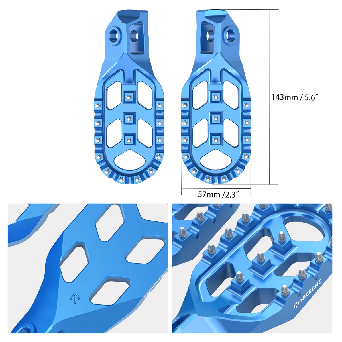 Forged Foot Pegs For KTM 2023-2024 XC/XCF/SX/SXF 125-500 Husqvarna FC/TC/FX/TX 125-501 - Image 16