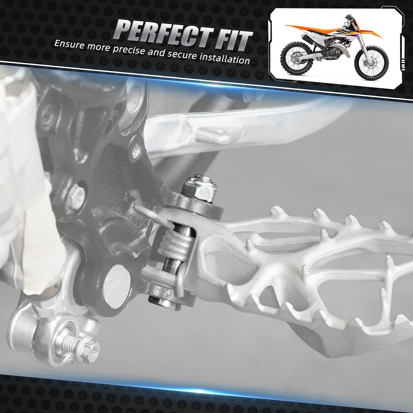 Forged Foot Pegs For KTM 2023-2024 XC/XCF/SX/SXF 125-500 Husqvarna FC/TC/FX/TX 125-501 - Image 20