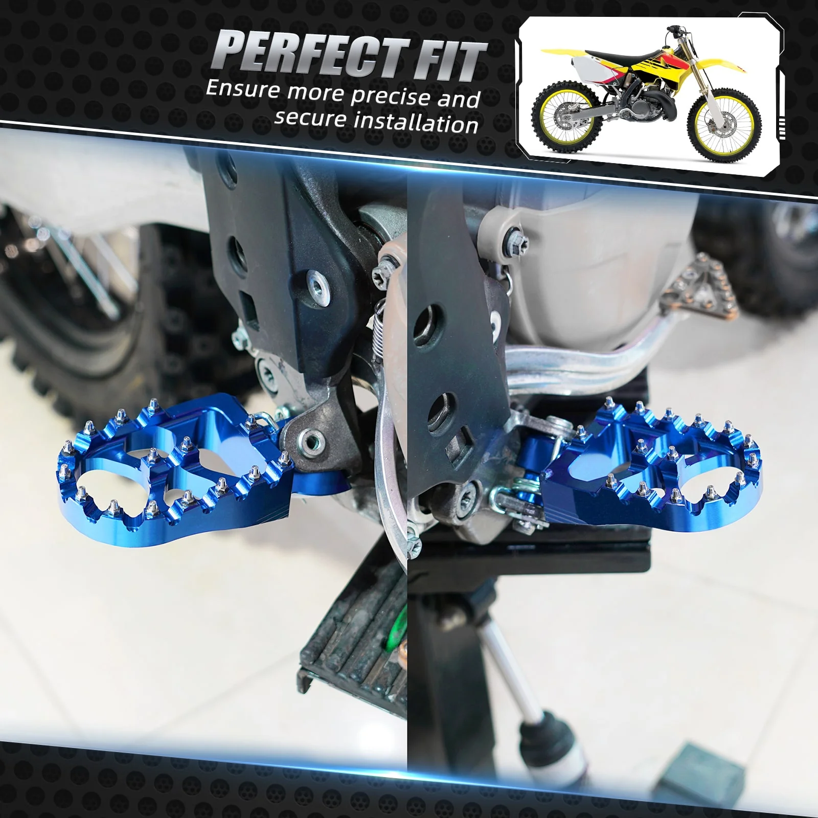Forged Foot Pegs Rests Pedals For KTM 350 500 EXC-F 1998-2016 - Image 3