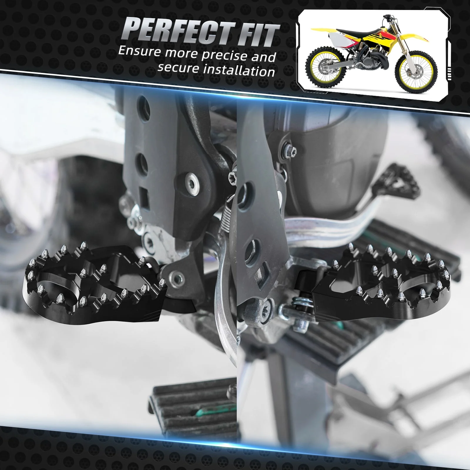Forged Foot Pegs Rests Pedals For KTM 350 500 EXC-F 1998-2016 - Image 4