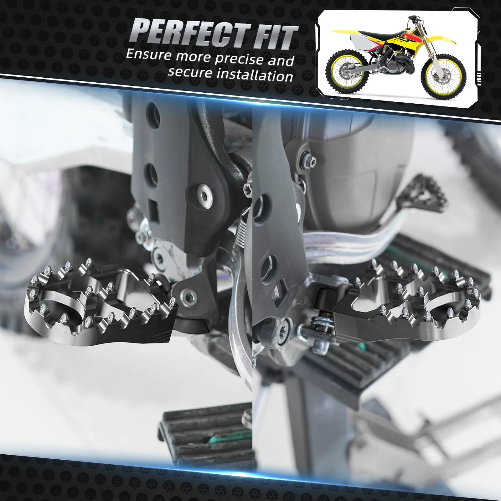 Forged Foot Pegs Rests Pedals For KTM 350 500 EXC-F 1998-2016 - Image 5