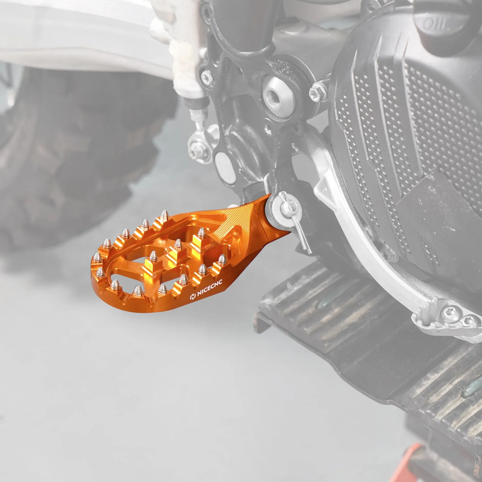 Forged Gear Shift Lever Folding Tip with Footpegs Kit For KTM Husqvarna 125-300 GasGas - Image 2