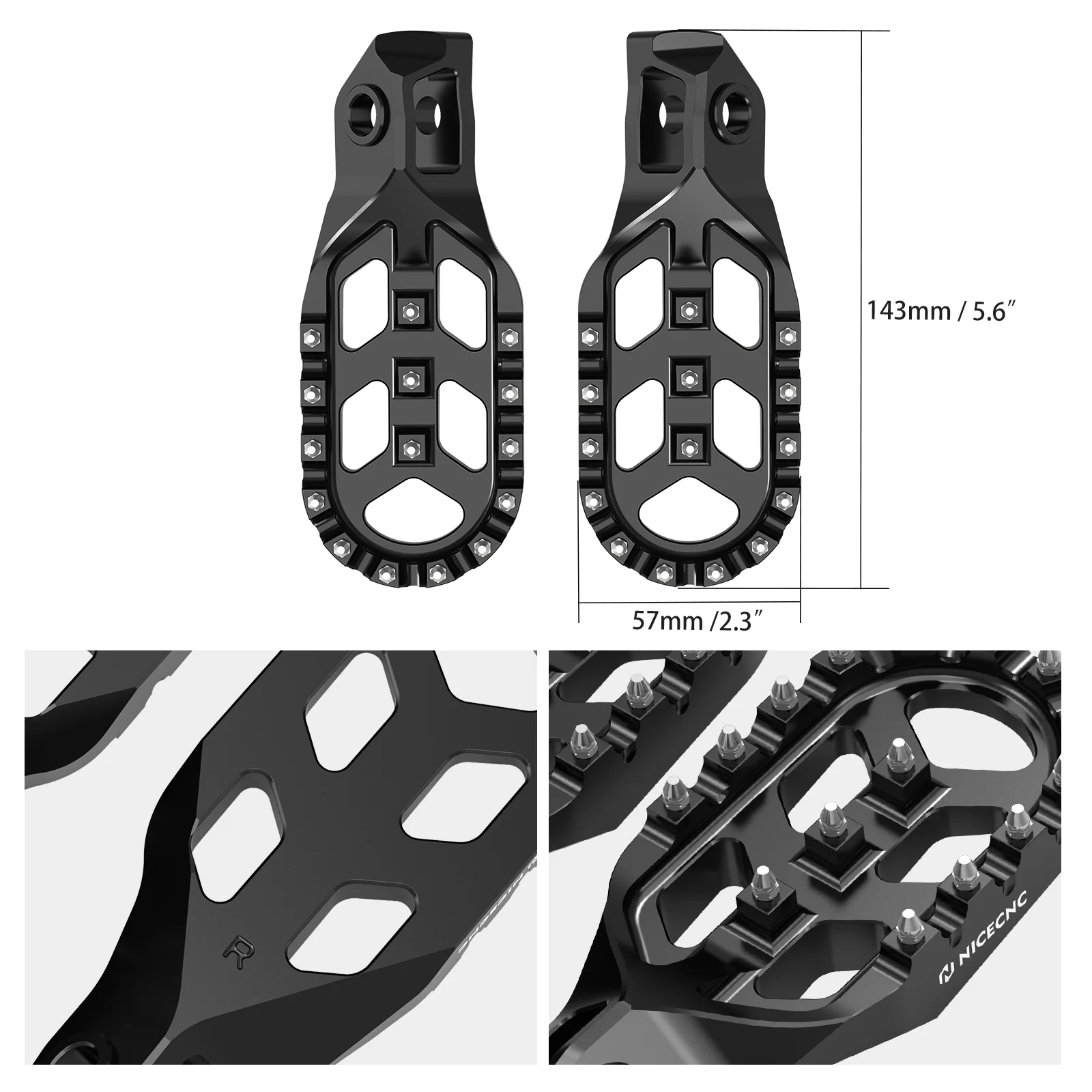 Forged Gear Shift Lever Folding Tip with Footpegs Kit For KTM Husqvarna 125-300 GasGas - Image 27