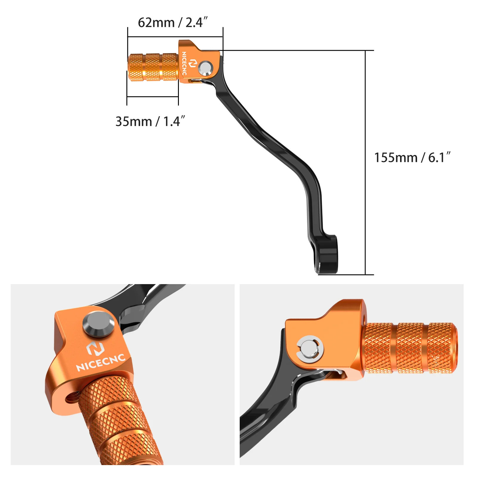 Forged Folding Gear Shift Lever For KTM Husqvarna 125-300 2023-2025 Gas Gas 125-350 2024 - Image 7