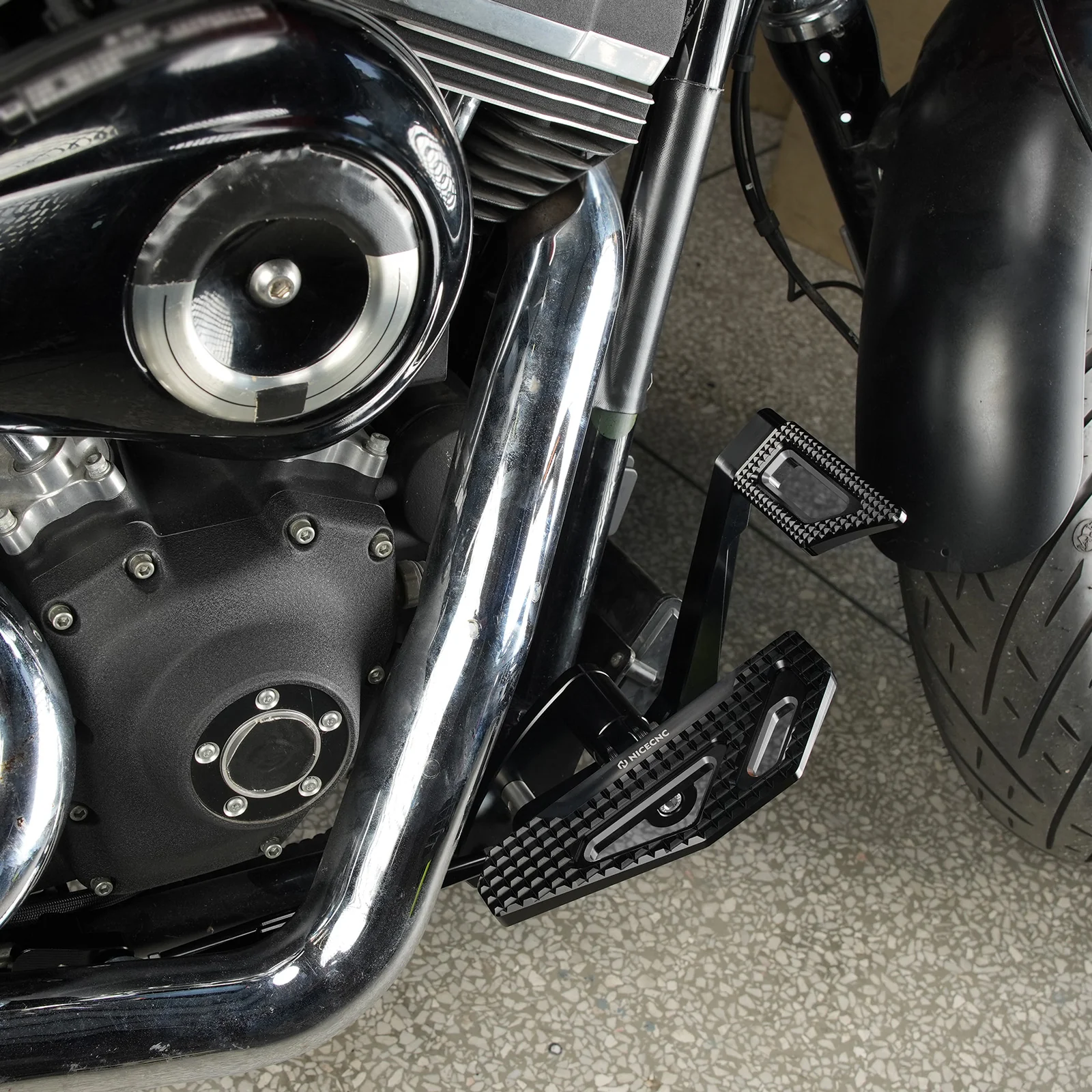 Forward Controls Kit For Harley Dyna Low Rider Street Bob Super Glide - Image 34