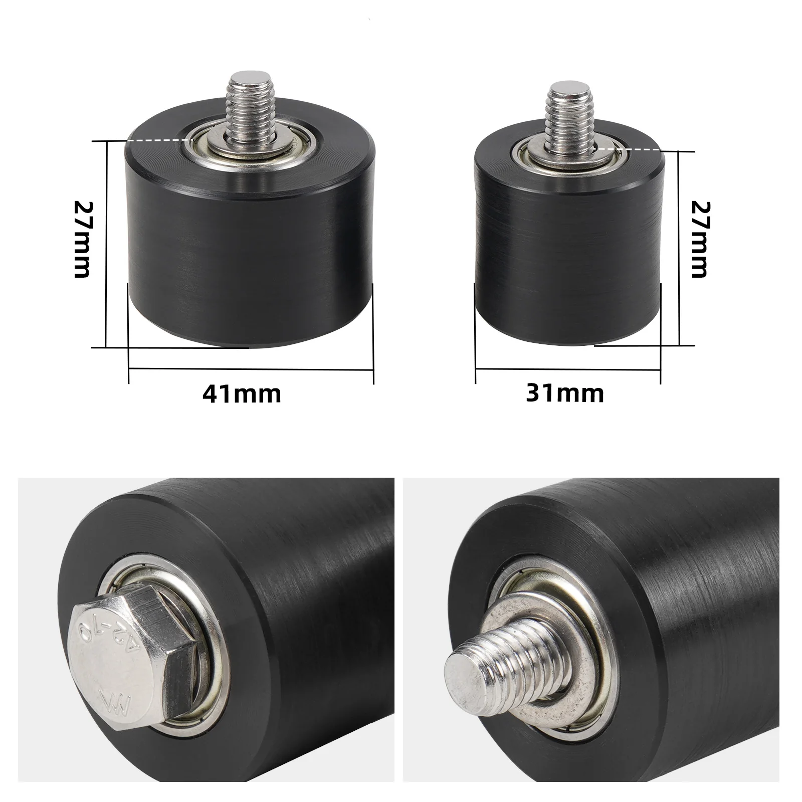 Frame Chain Roller Slider Guide Kit For Suzuki DRZ400S 00-24 DRZ400SM 05-24 - Image 3