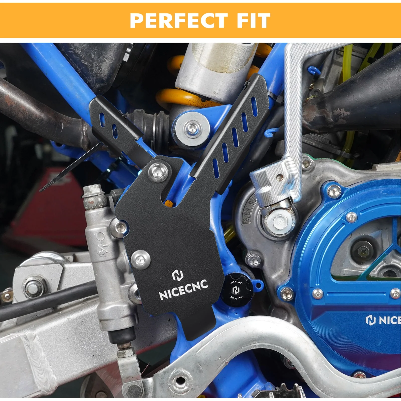 NICECNC Frame Guards Covers For Yamaha YZ85 2002-2021 - Image 2