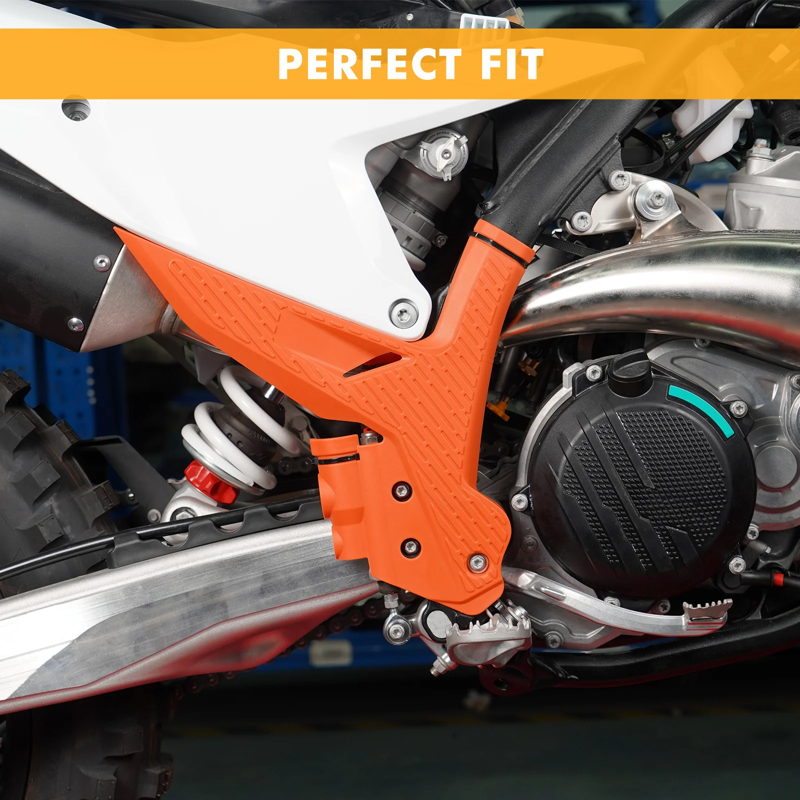 NICECNC Frame Guards Protector Cover For KTM 125-450 XC/SX/XCF/SXF 2023-2024 EXC/EXCF/XCW/ 2024 - Image 2