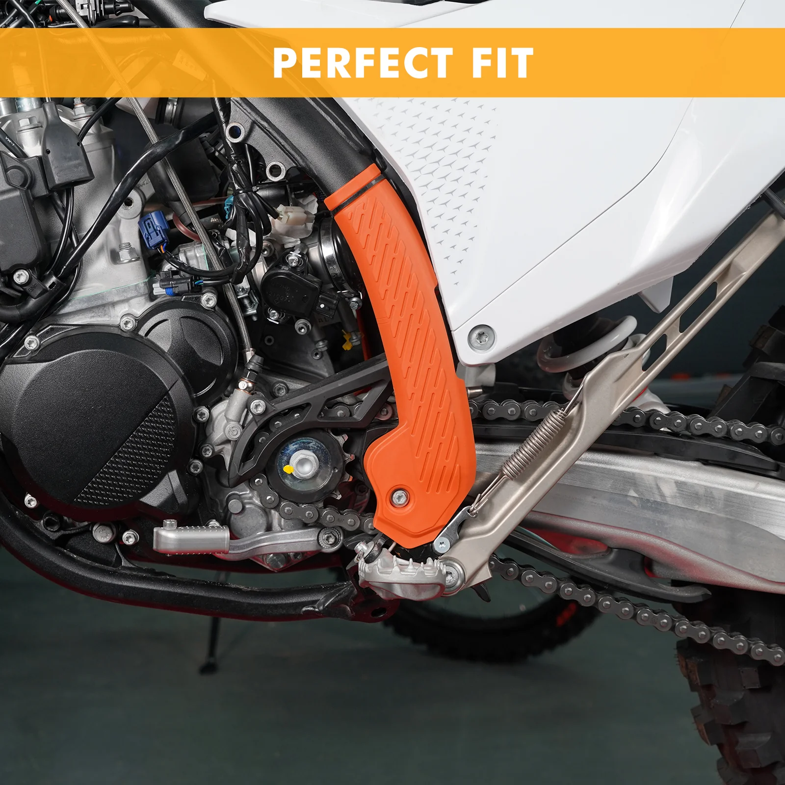 NICECNC Frame Guards Protector Cover For KTM 125-450 XC/SX/XCF/SXF 2023-2024 EXC/EXCF/XCW/ 2024 - Image 8