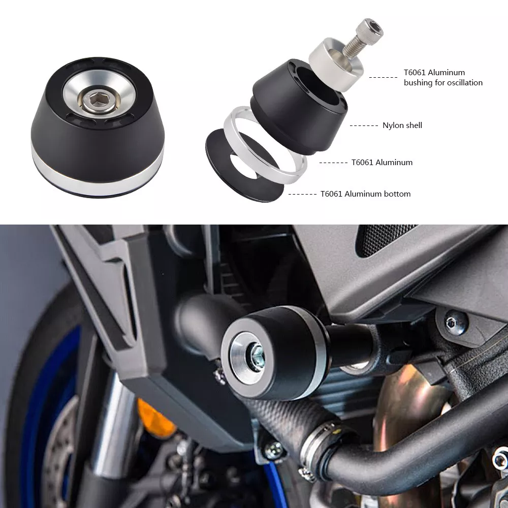 Blue Frame Slider Guard Crash Protector for Yamaha MT03 15 16 17 2015 2016 2017 - Image 2