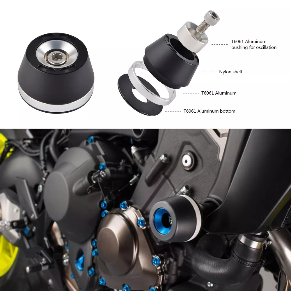 Frame Sliders Fairing Guard Crash Protector For Kawasaki Ninja ZX6R 2009-2017 - Image 3