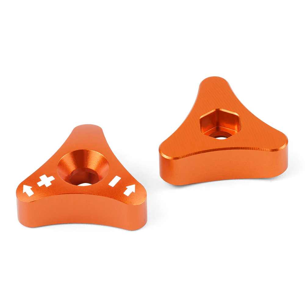 Front 48mm Fork Shock Absorber Adjusters Knob Bolts For KTM Husqvarna Beta - Image 6