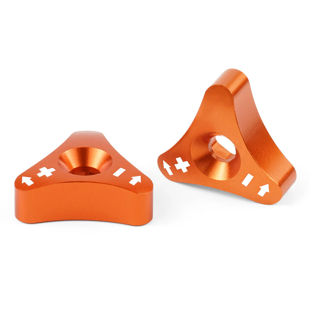 Front 48mm Fork Shock Absorber Adjusters Knob Bolts For KTM Husqvarna Beta - Image 7