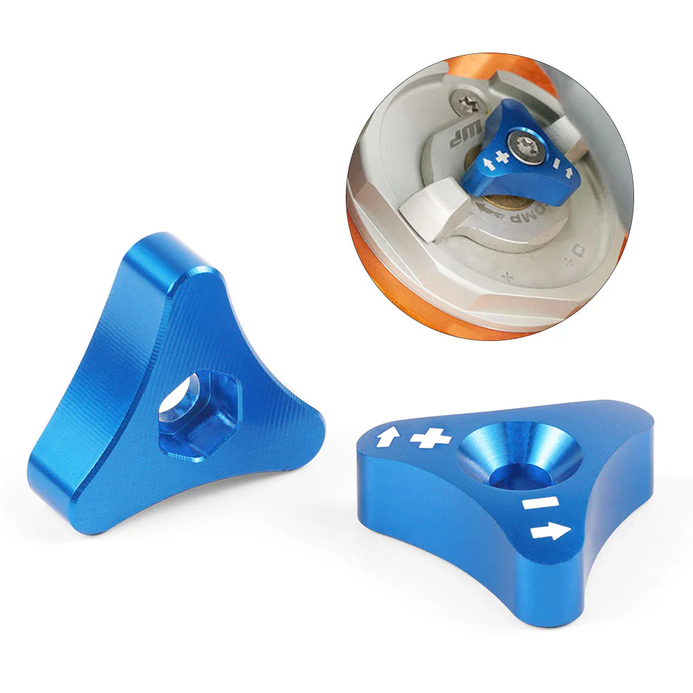 Front 48mm Fork Shock Absorber Adjusters Knob Bolts For KTM Husqvarna Beta - Image 8