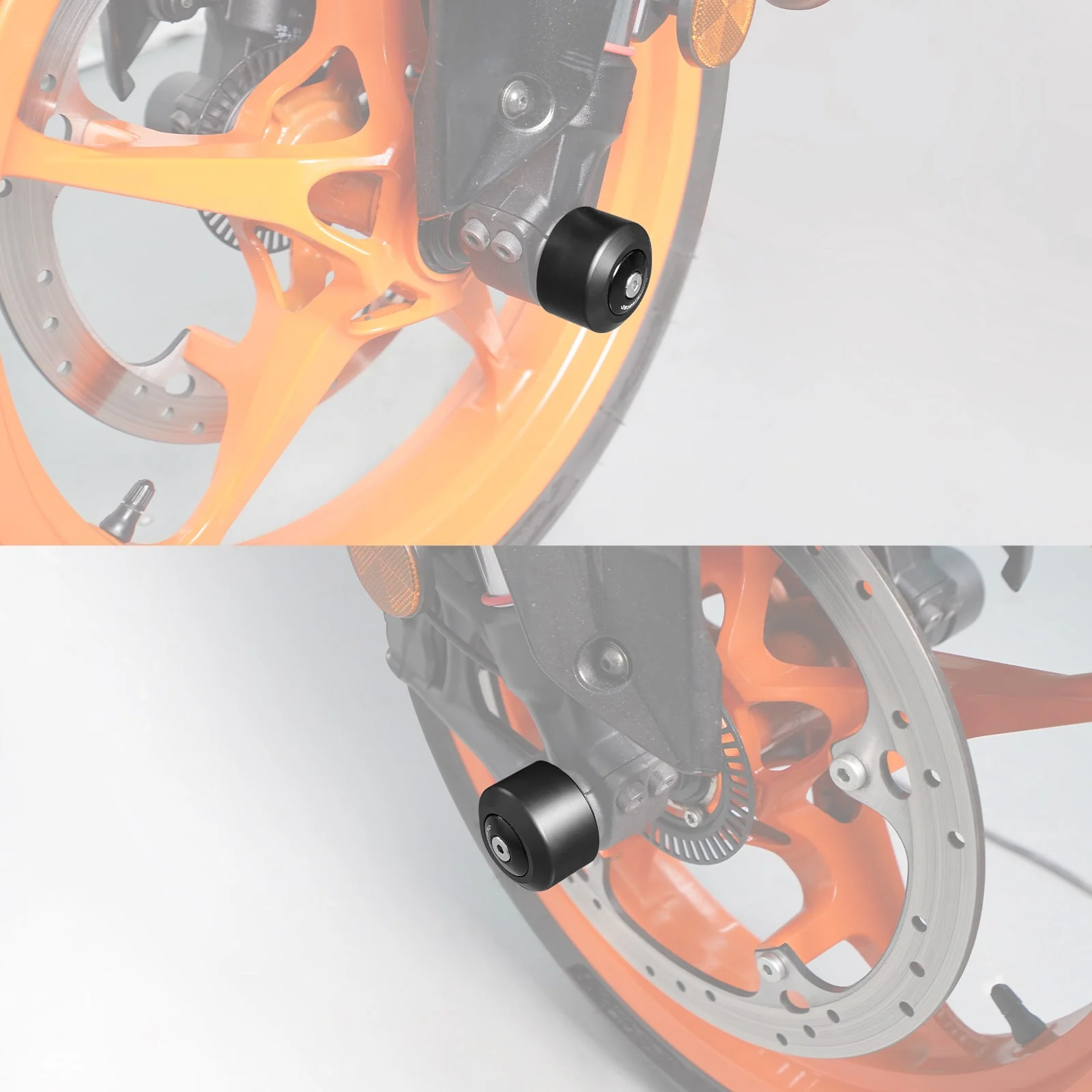Front Axle Slider Crash Bung Kit For KTM 250 390 Duke RC 390 Adventure R - Image 13