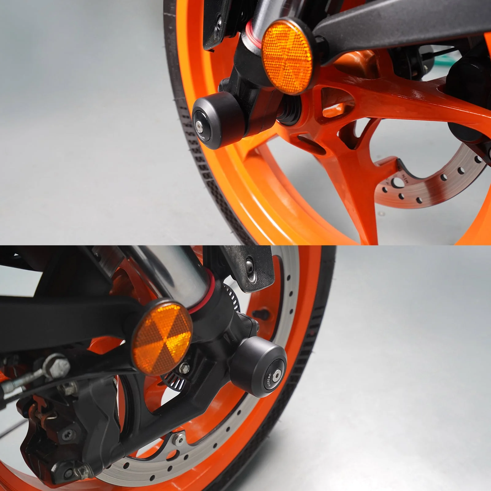 Front Axle Slider Crash Bung Kit For KTM 250 390 Duke RC 390 Adventure R - Image 3