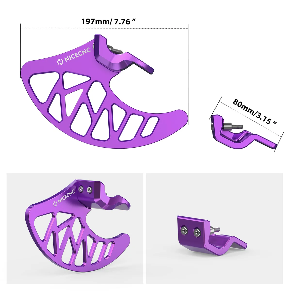 Front Brake Caliper Guard & Disc Guard For Surron Light Bee Segway X160 X260 - Image 6