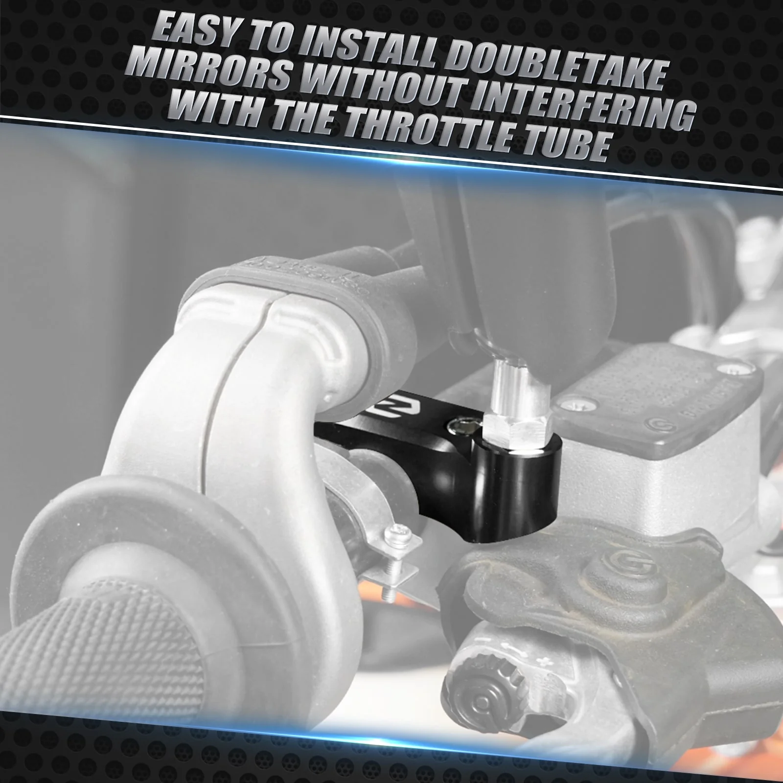 Front Brake Clutch Master Cylinder Clamp w/ Mirror Mount For KTM 350 500 EXCF 2014-2024 - Image 5