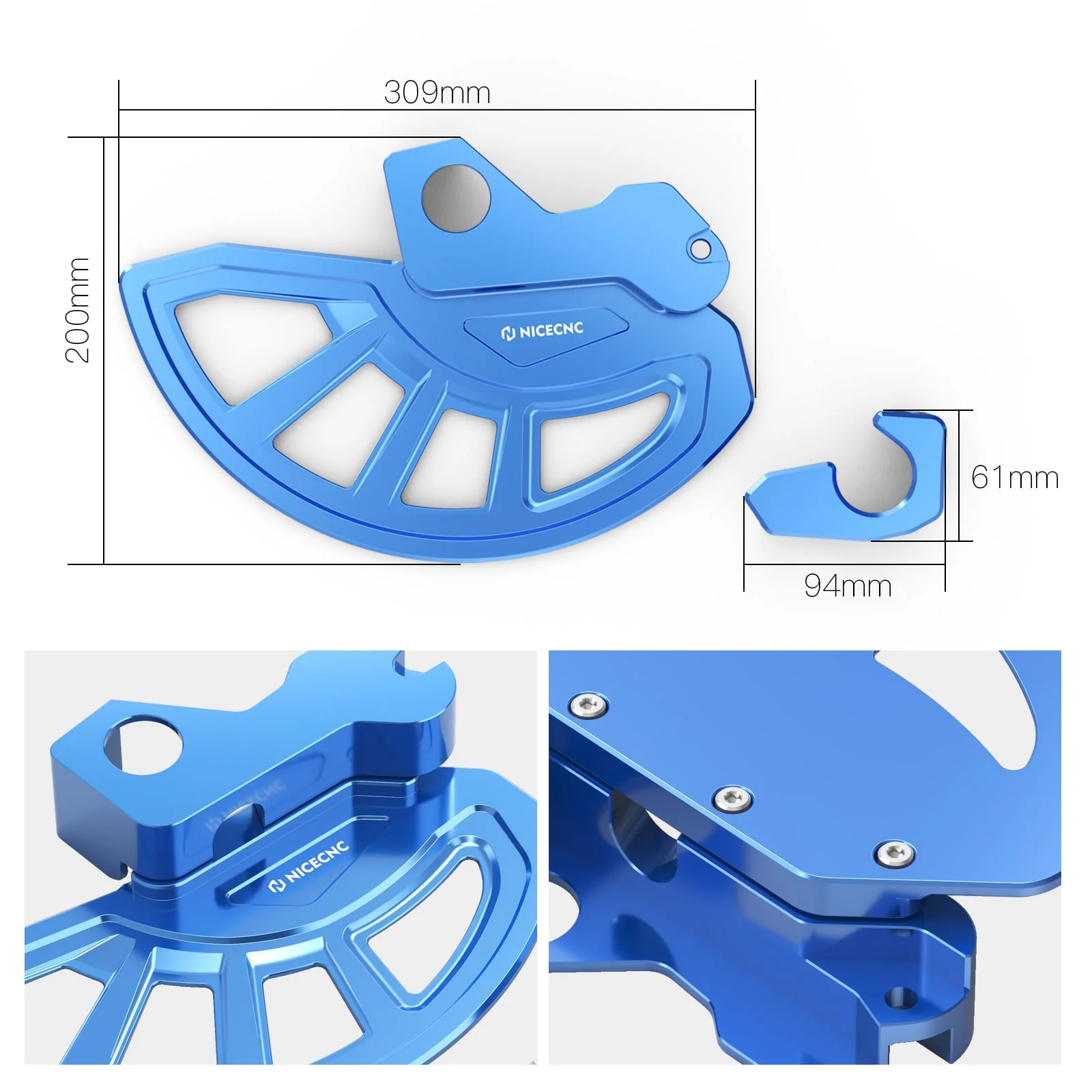 Front Brake Disc Guard For Suzuki DRZ400SM 2005-2024 - Image 11
