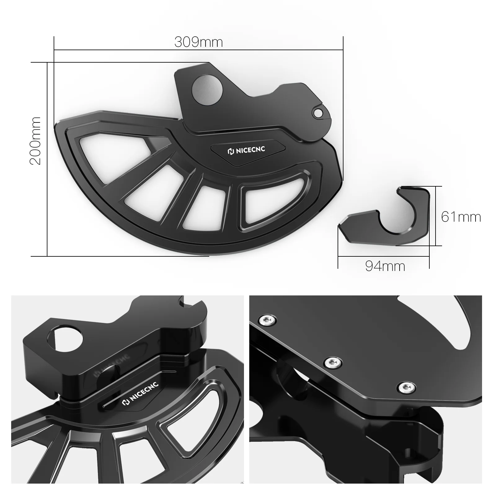 Front Brake Disc Guard For Suzuki DRZ400SM 2005-2024 - Image 17
