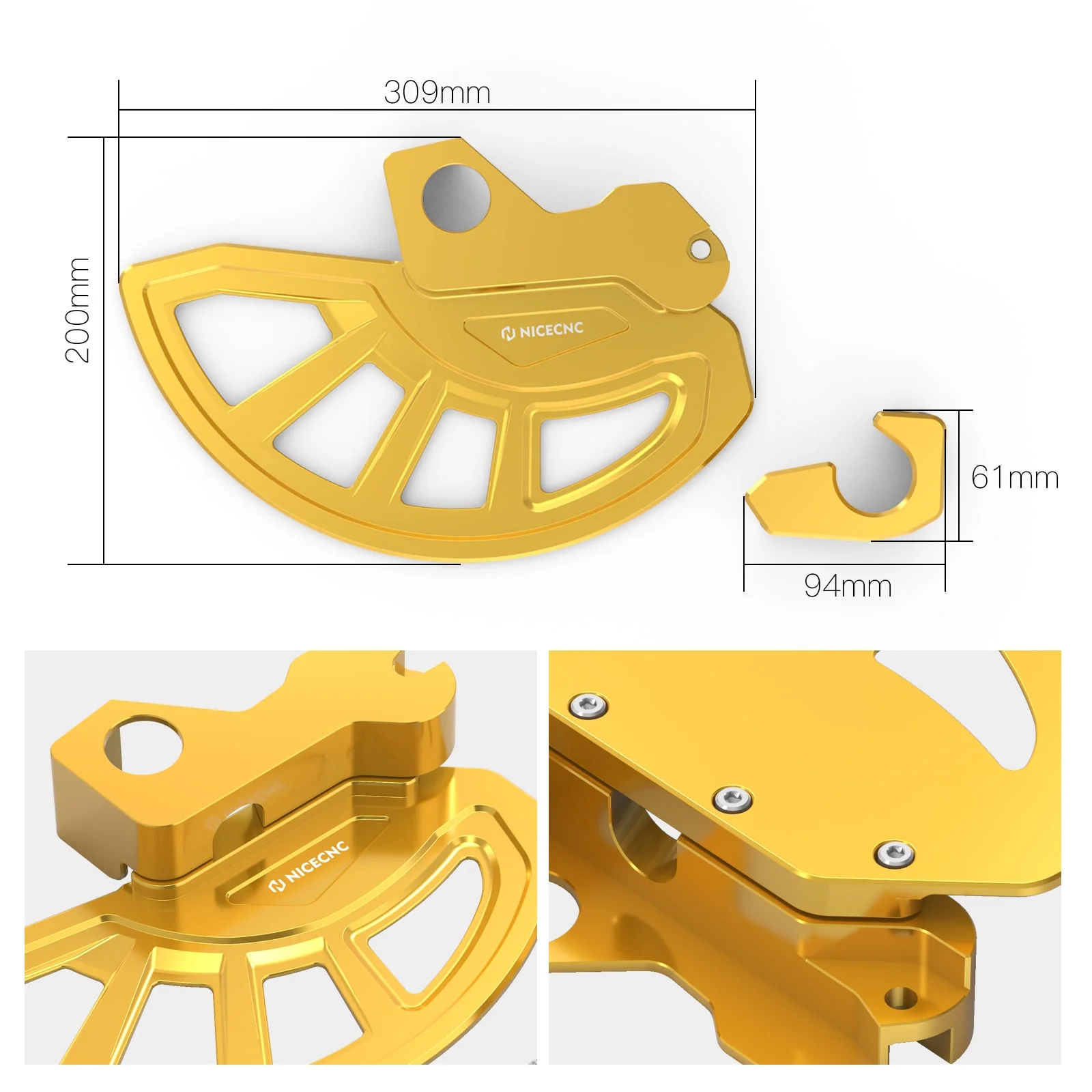 Front Brake Disc Guard For Suzuki DRZ400SM 2005-2024 - Image 6