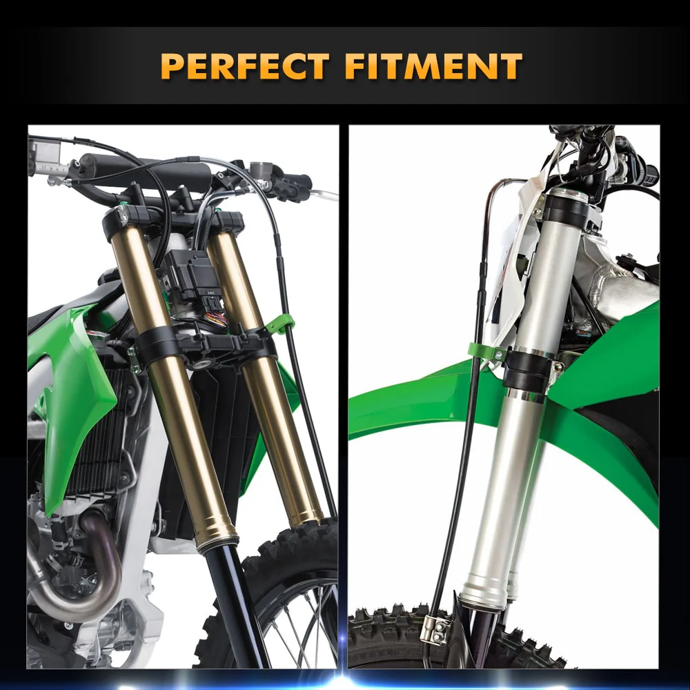 Front Brake Hose Line Clamps For Kawasaki KX250F/KX450F/KX450 - Image 9