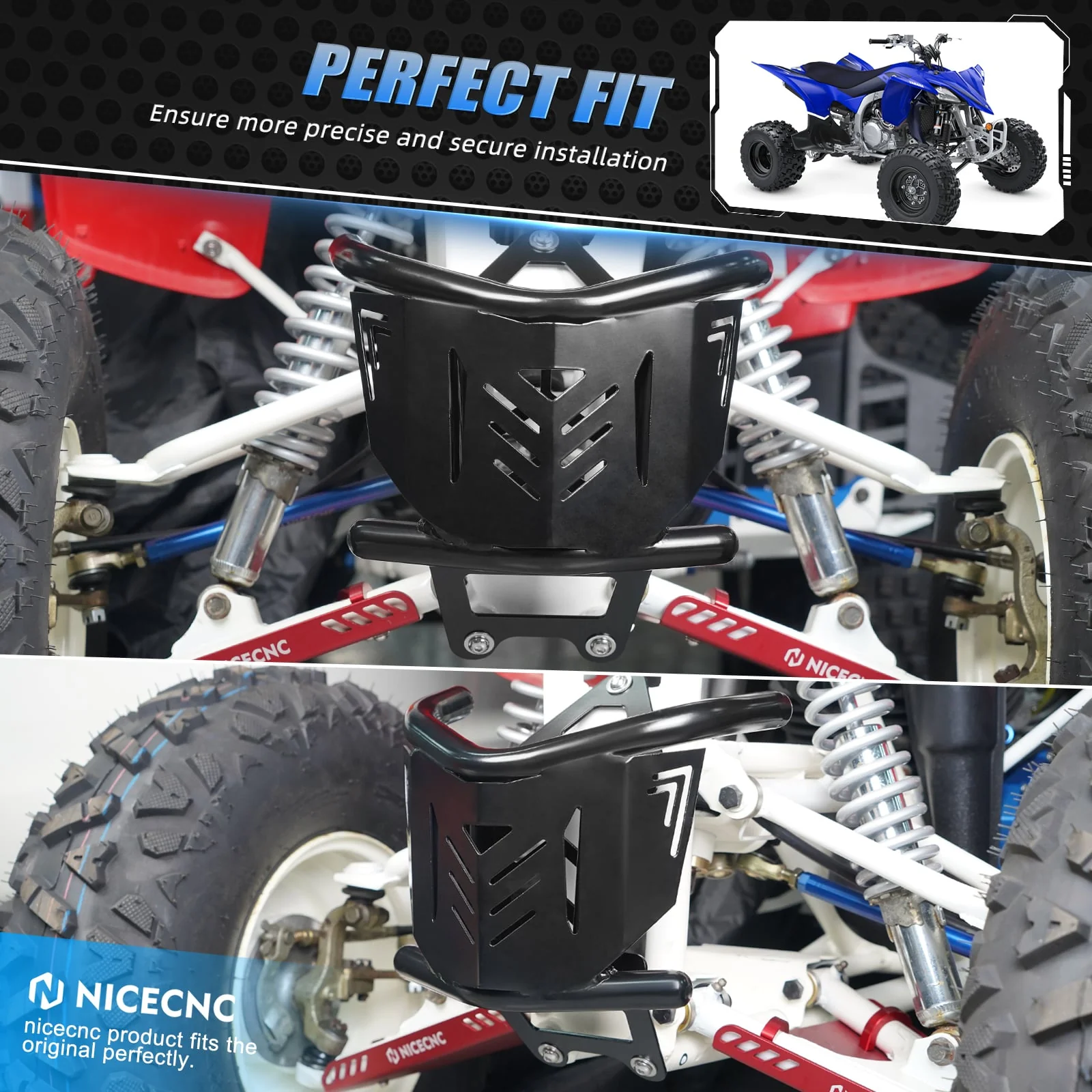 Front Bumper Guard For Yamaha Blaster 200 YFS200 1988-2006 YFS200SE 2006 - Image 2