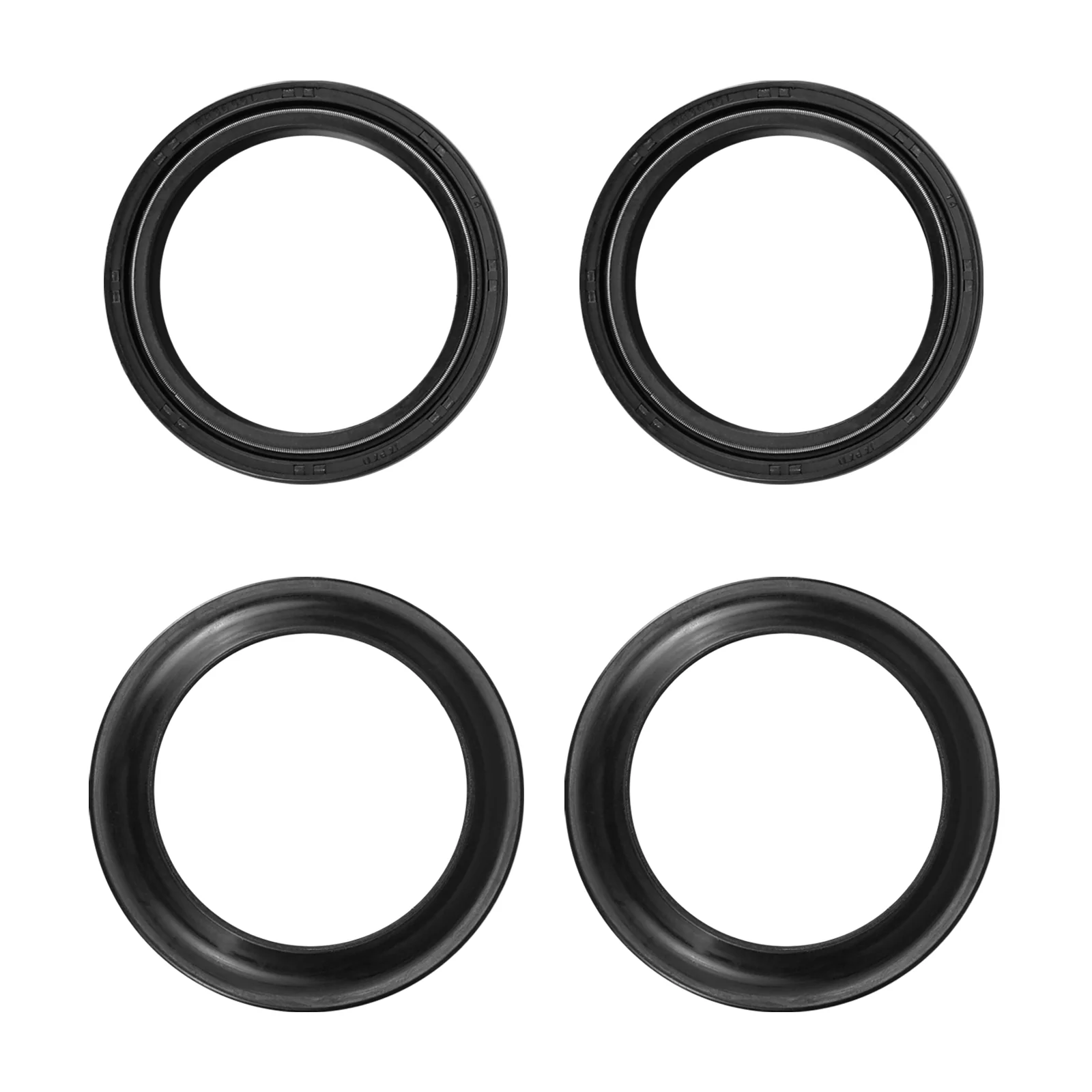 Front Fork Oil Seals Dust Seals Kit For Yamaha Kawasaki Honda Triumph - Image 5