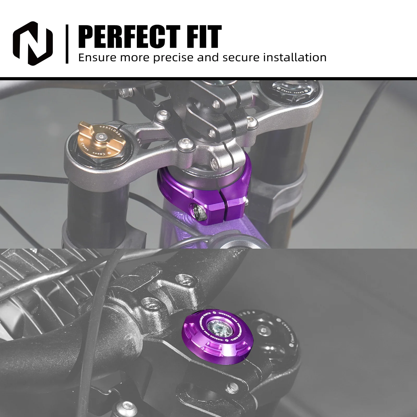 Front Fork Suspension Core & Head Tube Frame Brace For Surron Light Bee Segway X160 X260 - Image 2