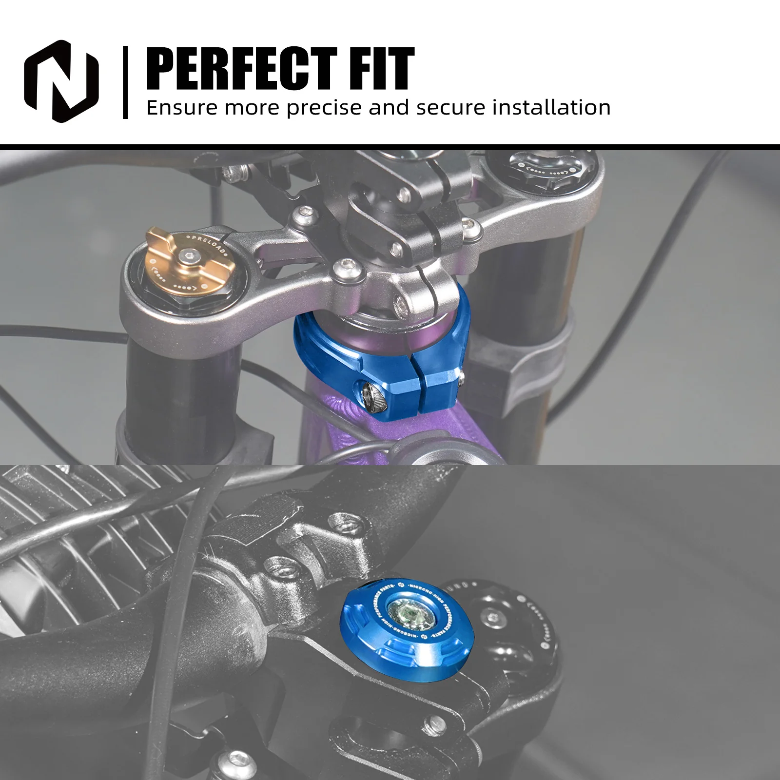 Front Fork Suspension Core & Head Tube Frame Brace For Surron Light Bee Segway X160 X260 - Image 3