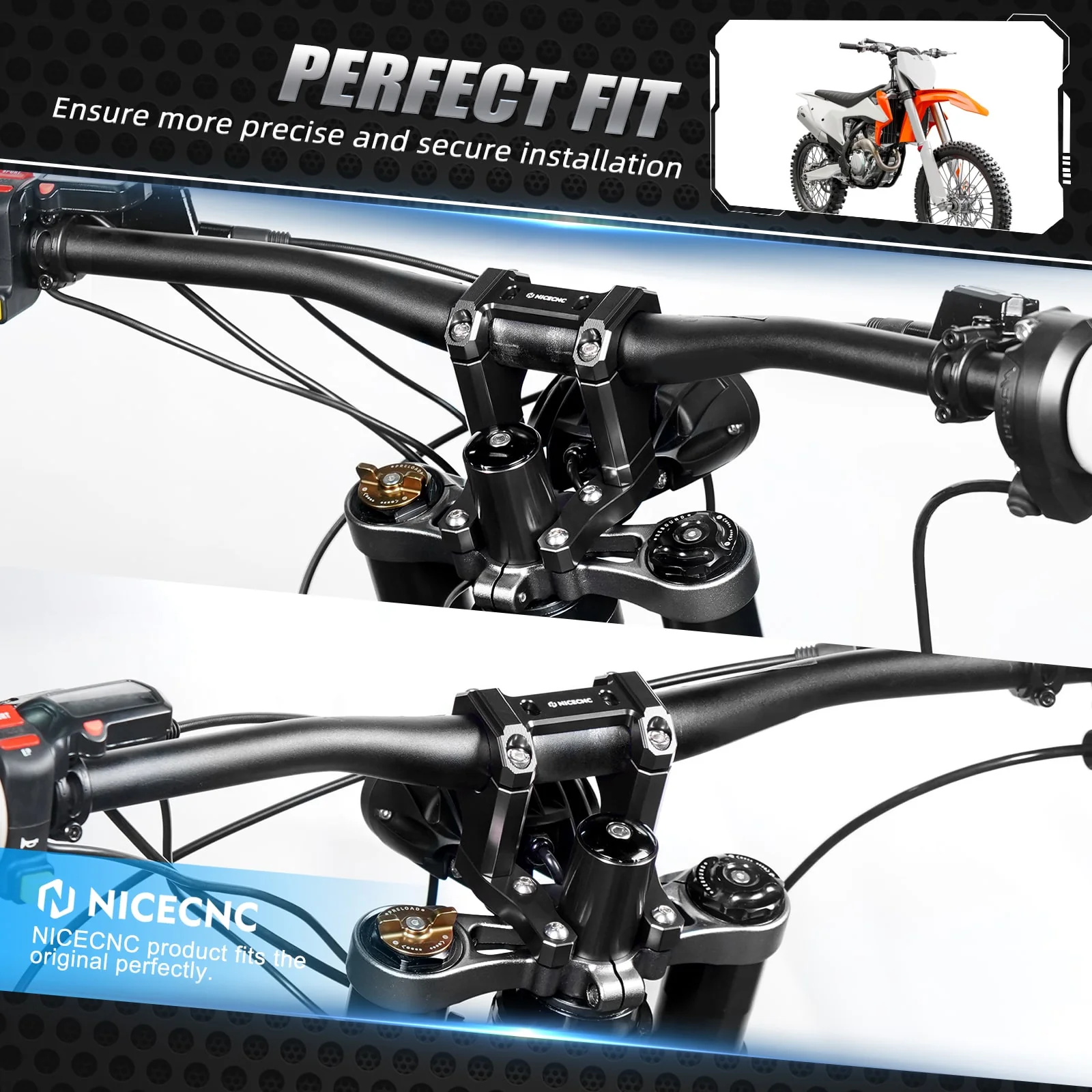 Front Handlebar Bar Riser Mount Bracket For Surron Light Bee X/ S/ L1E Segway X160 X260 - Image 4