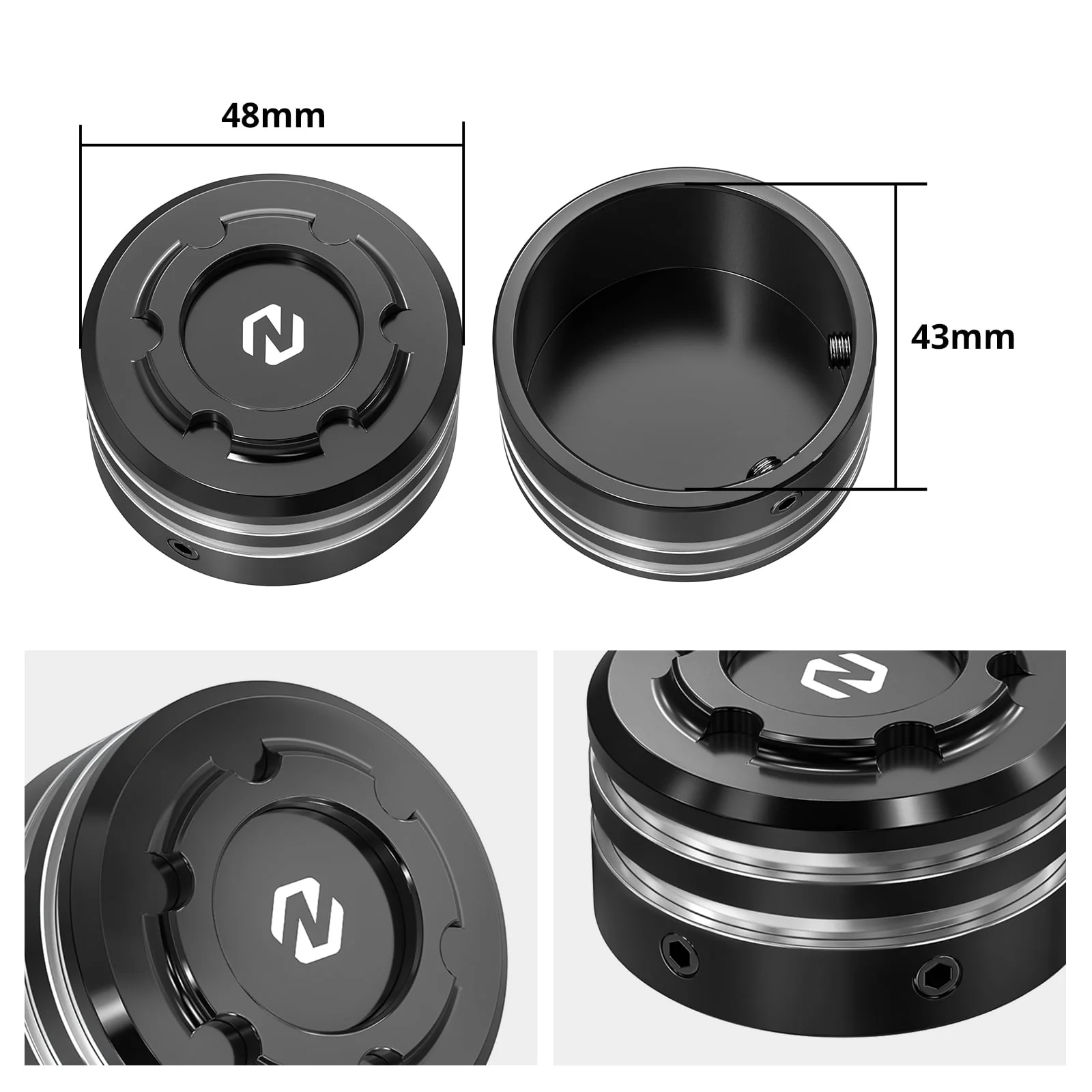 Front Rear Axle Nut Covers Cap Set For Harley Sportster S Pan America - Image 11