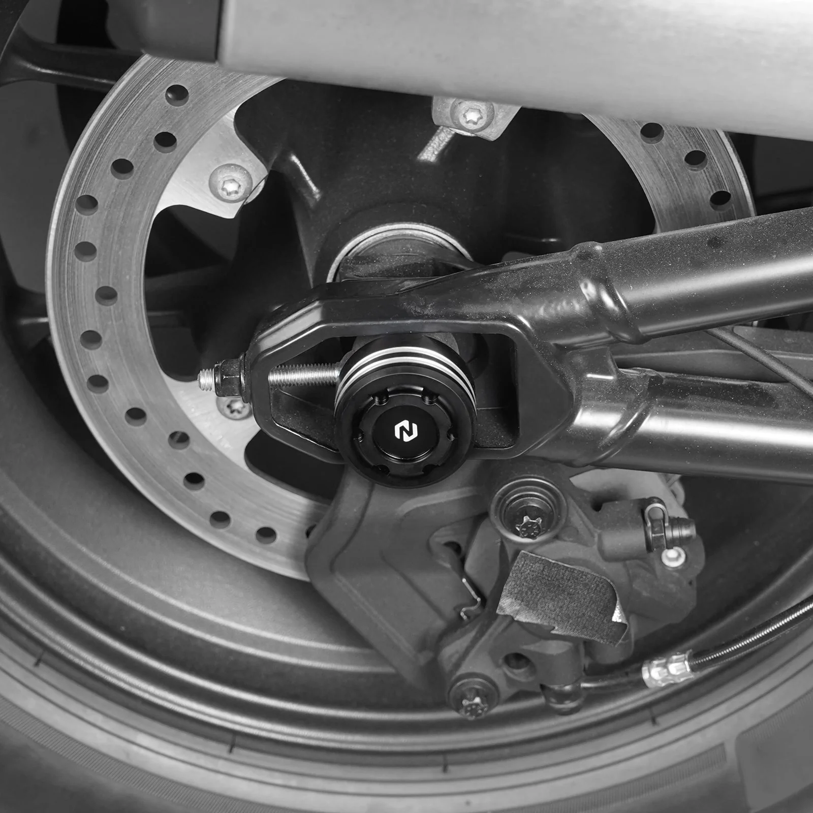 Front Rear Axle Nut Covers Cap Set For Harley Sportster S Pan America - Image 12