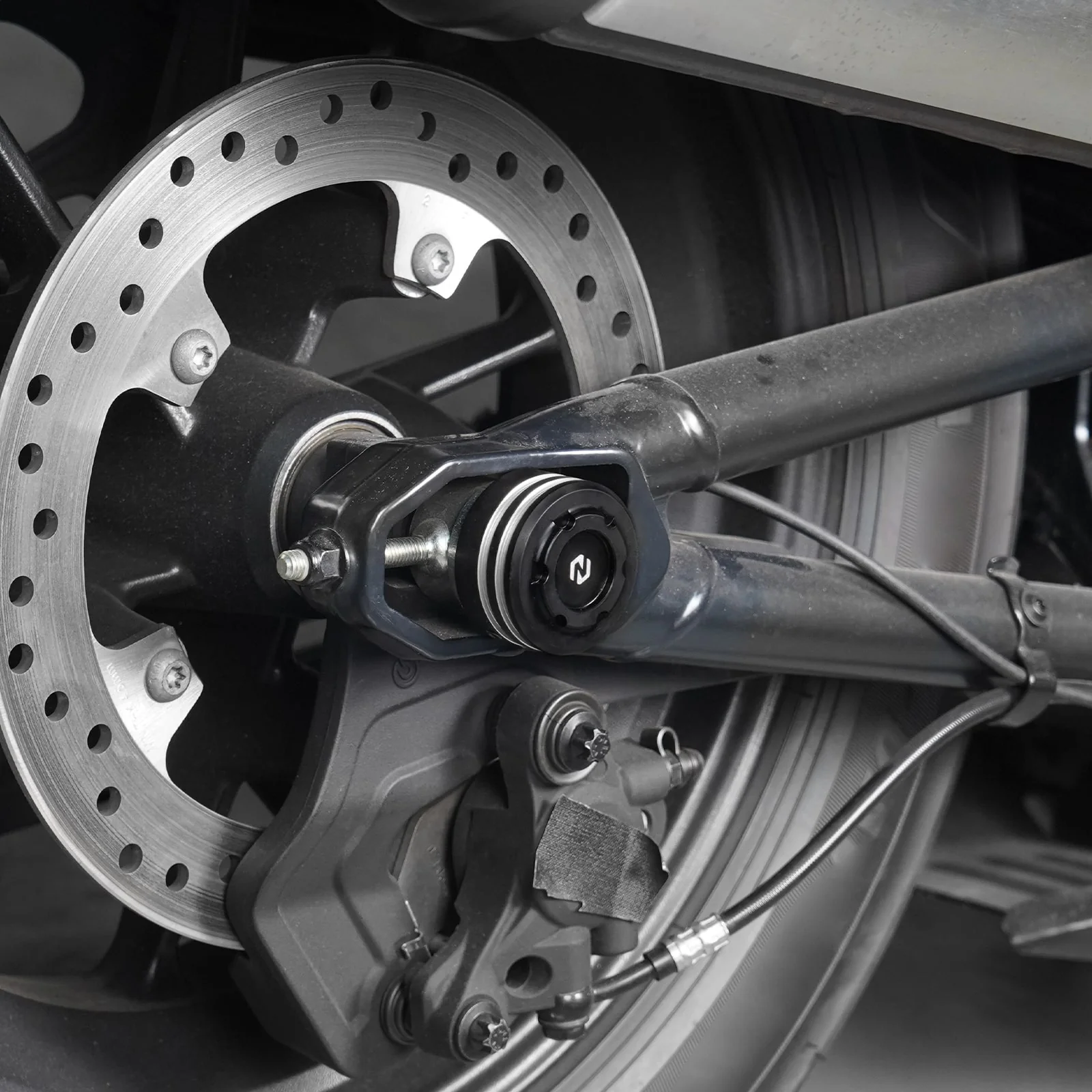 Front Rear Axle Nut Covers Cap Set For Harley Sportster S Pan America - Image 2