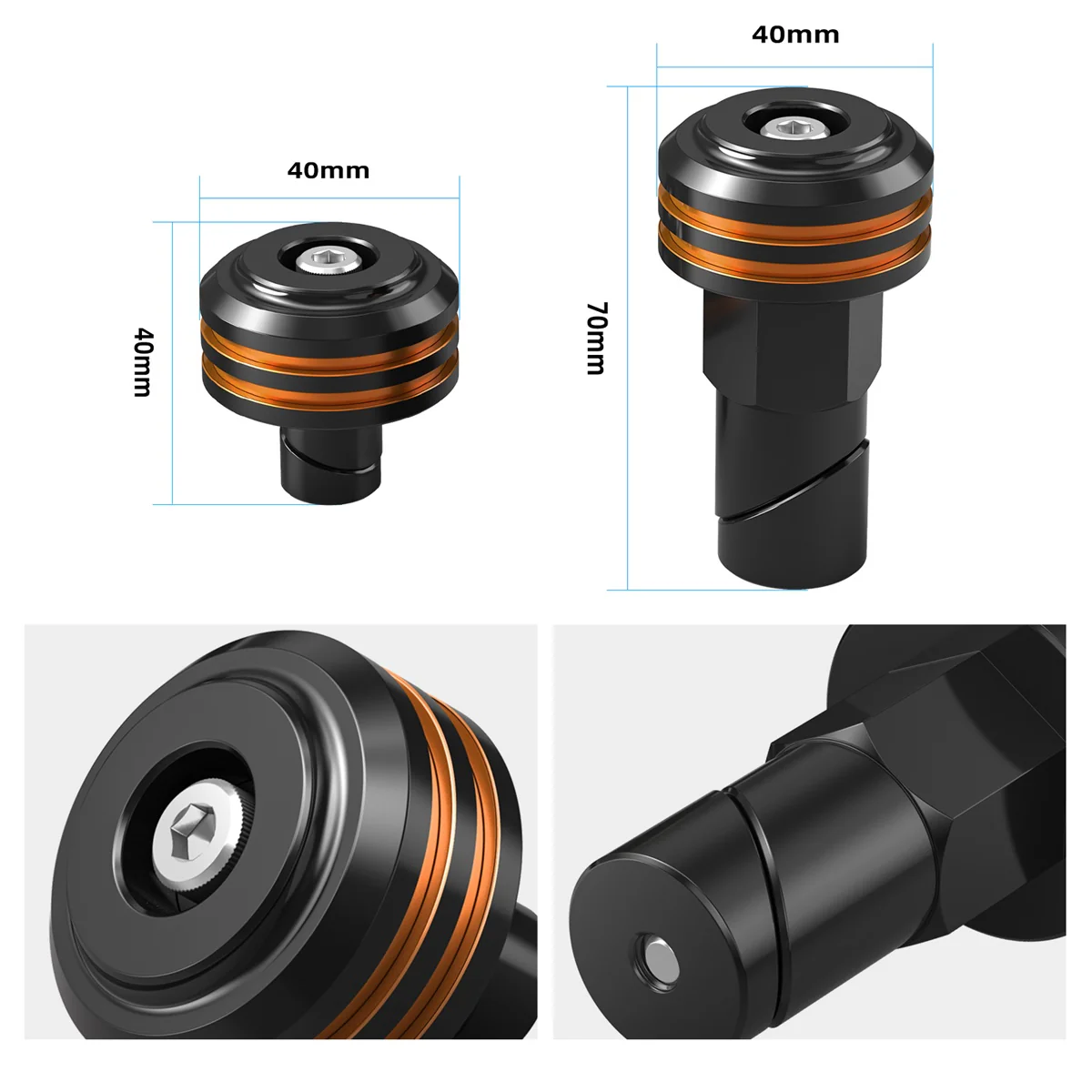 Front Rear Axle Nut Covers Cap Set For Harley Sportster S Pan America - Image 20