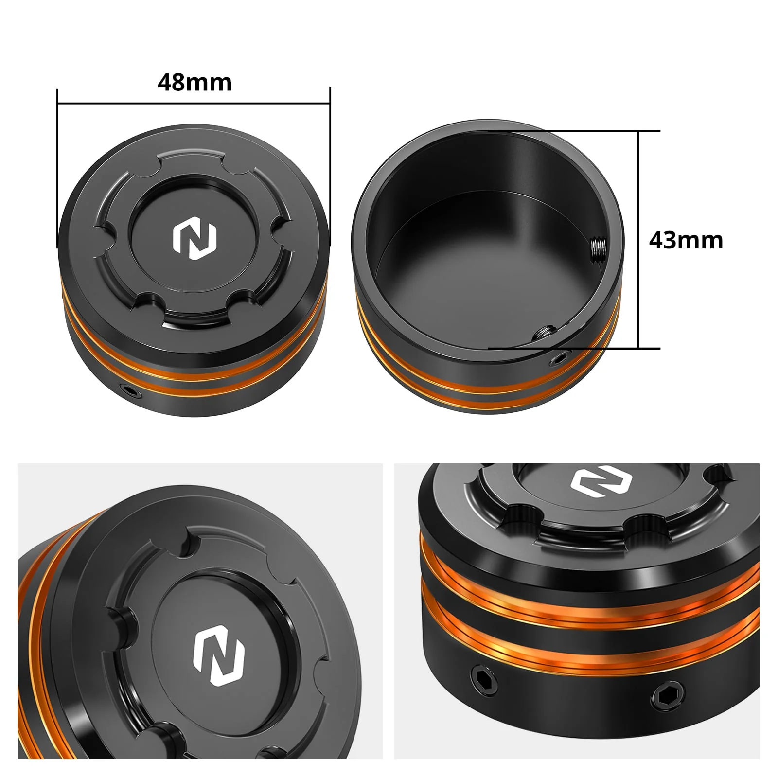 Front Rear Axle Nut Covers Cap Set For Harley Sportster S Pan America - Image 24