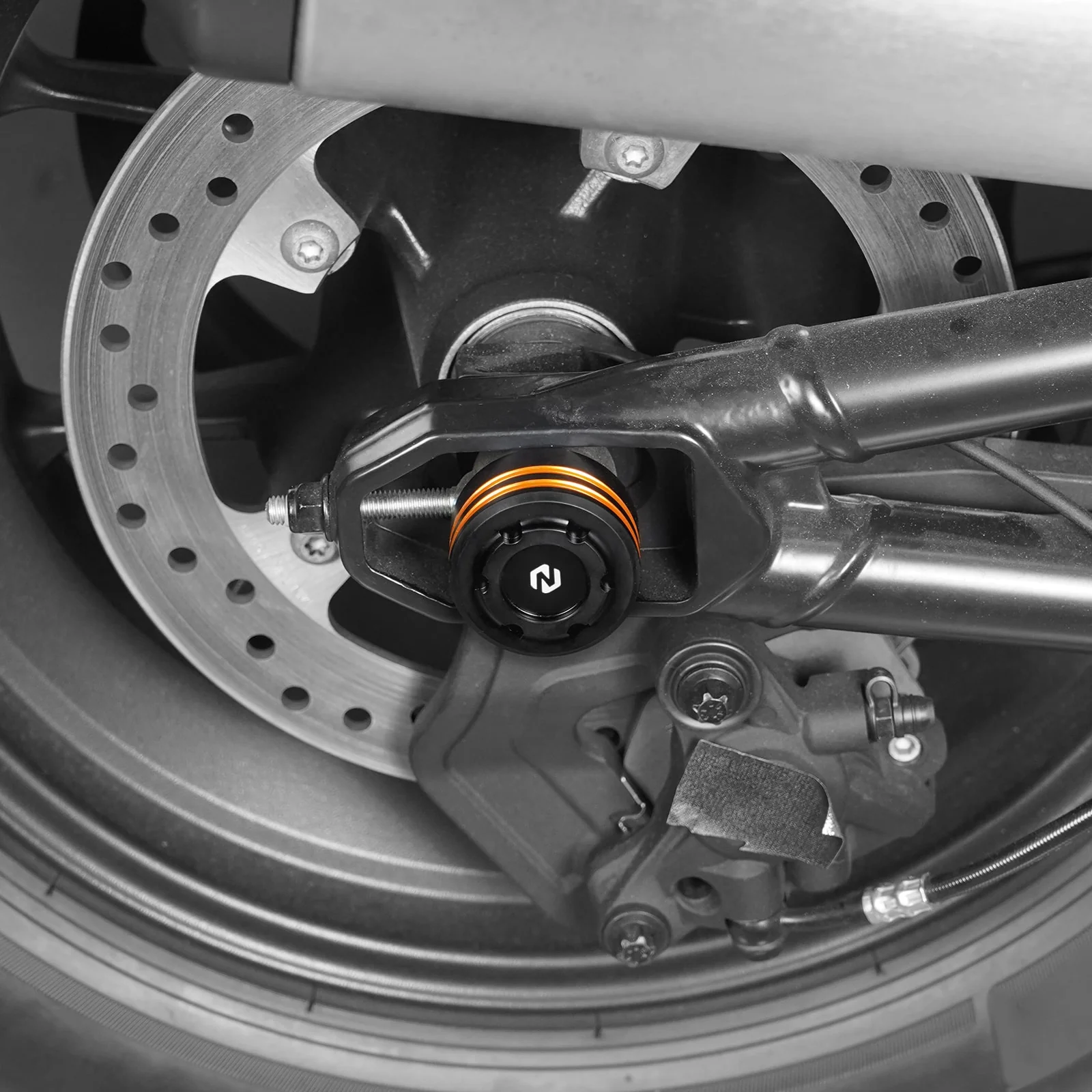 Front Rear Axle Nut Covers Cap Set For Harley Sportster S Pan America - Image 25