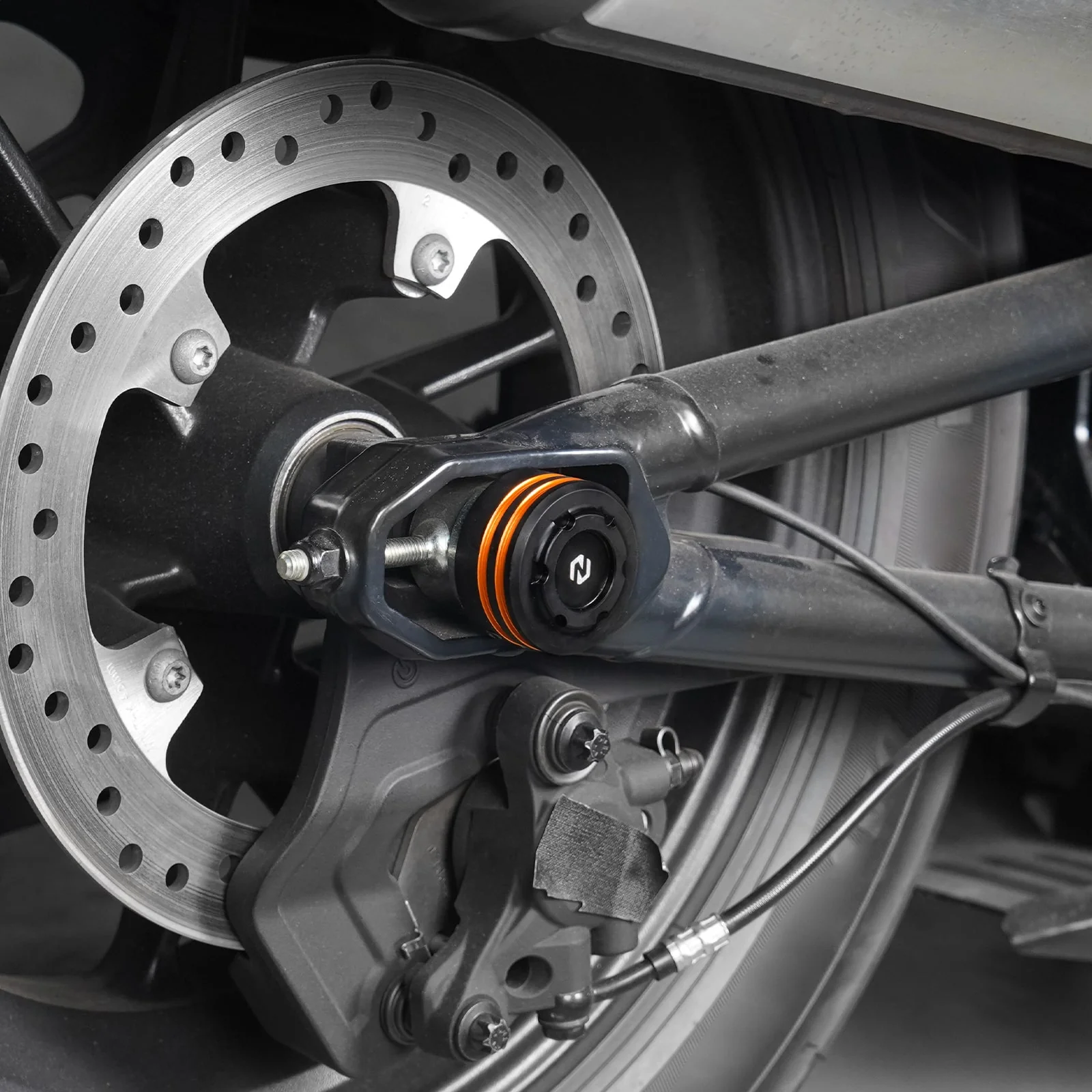 Front Rear Axle Nut Covers Cap Set For Harley Sportster S Pan America - Image 4