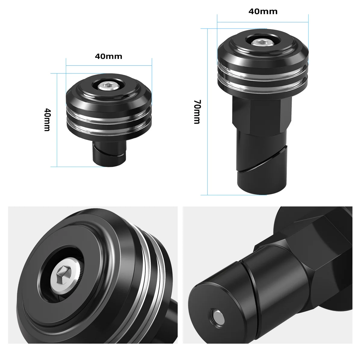 Front Rear Axle Nut Covers Cap Set For Harley Sportster S Pan America - Image 7
